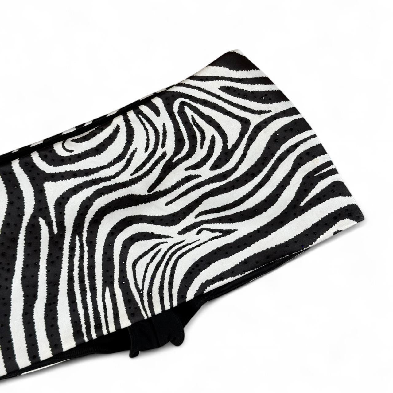 Fanci Club Zebra Micro Mini Skirt
