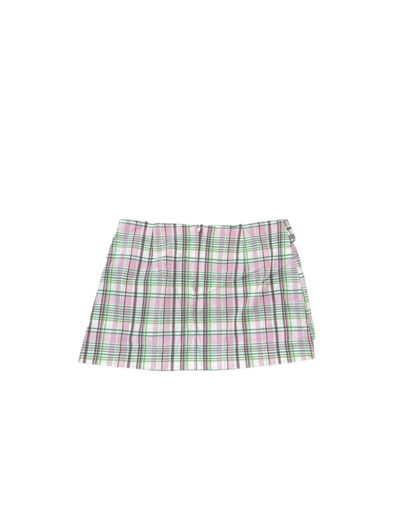 Tracy Evans Limited Pink Plaid Belted Skort