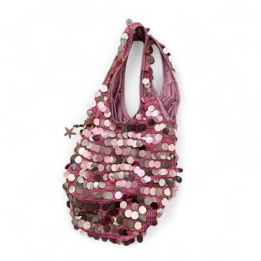 Vintage Y2K Pink Sequin Shoulder Bag