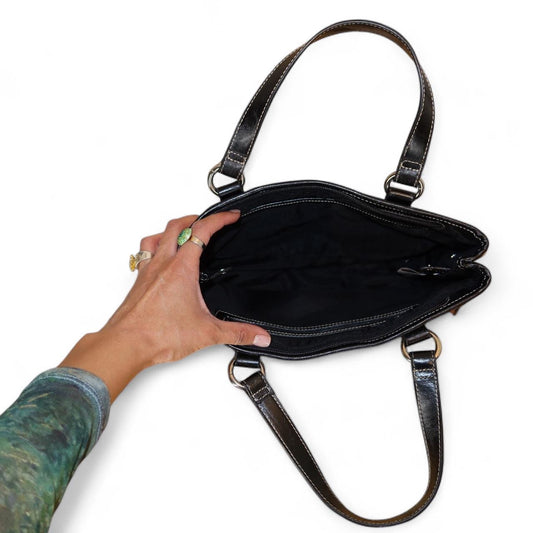 Y2K Leopard Print Structured Shoulder Bag
