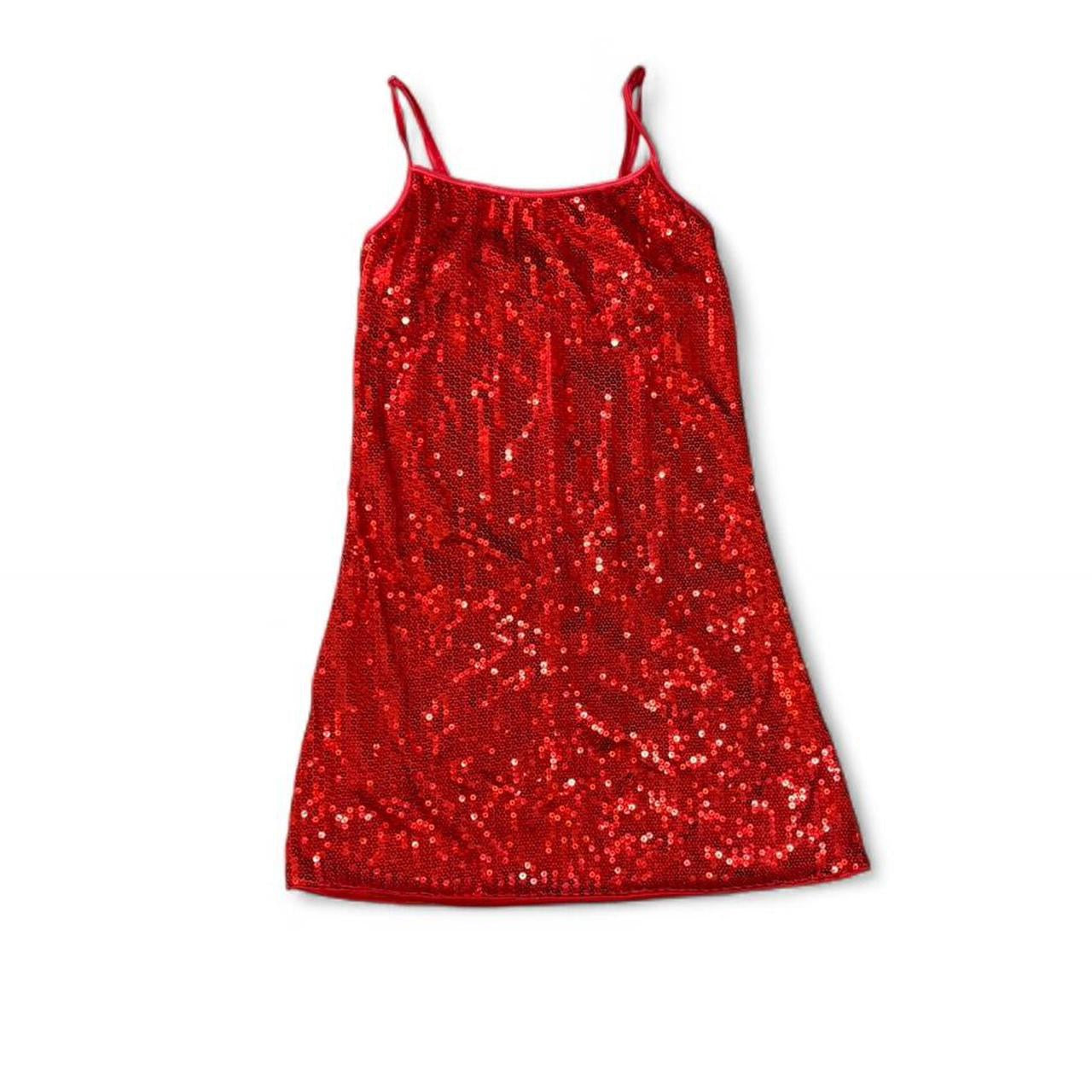 Vintage Y2K Sequin Mini Dress Dreamgirl Party Slip