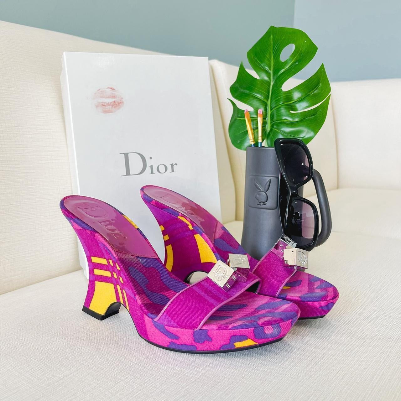 Vintage Christian Dior by John Galliano Platform Sandals