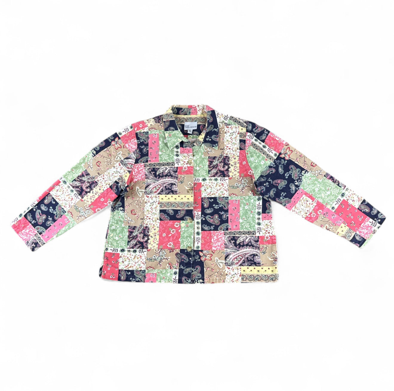 Vintage Patchwork Paisley Cotton Jacket Top