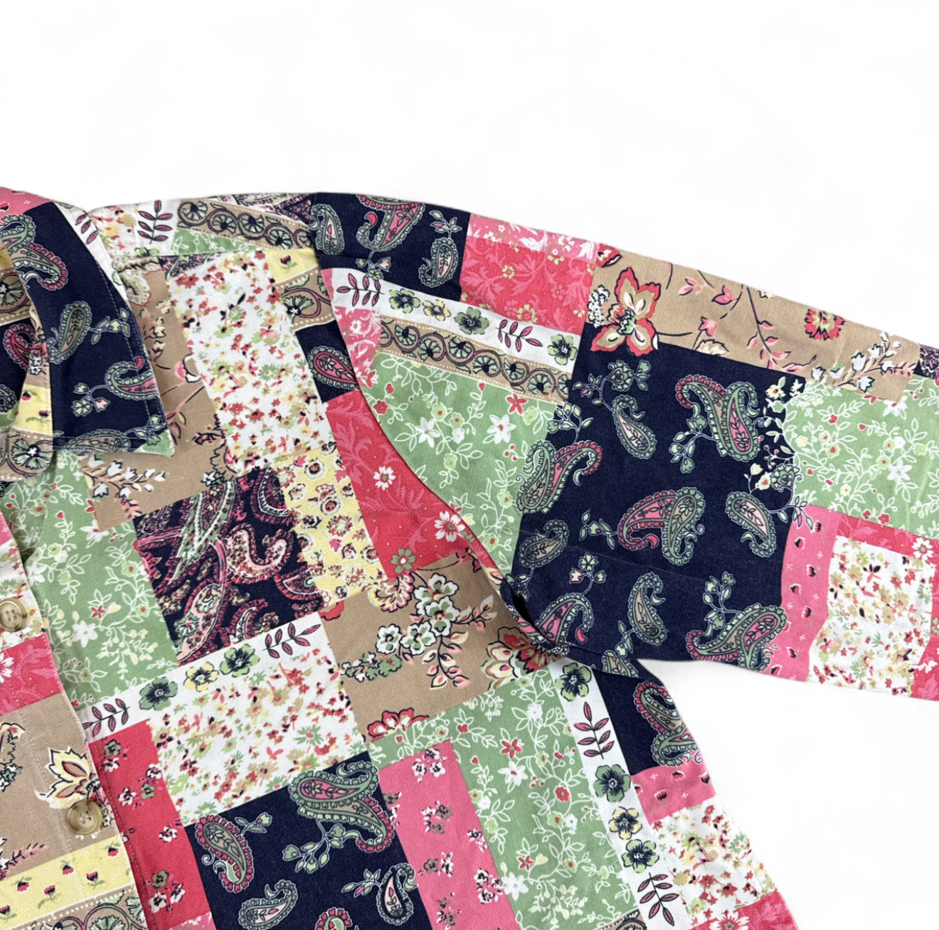 Vintage Patchwork Paisley Cotton Jacket Top