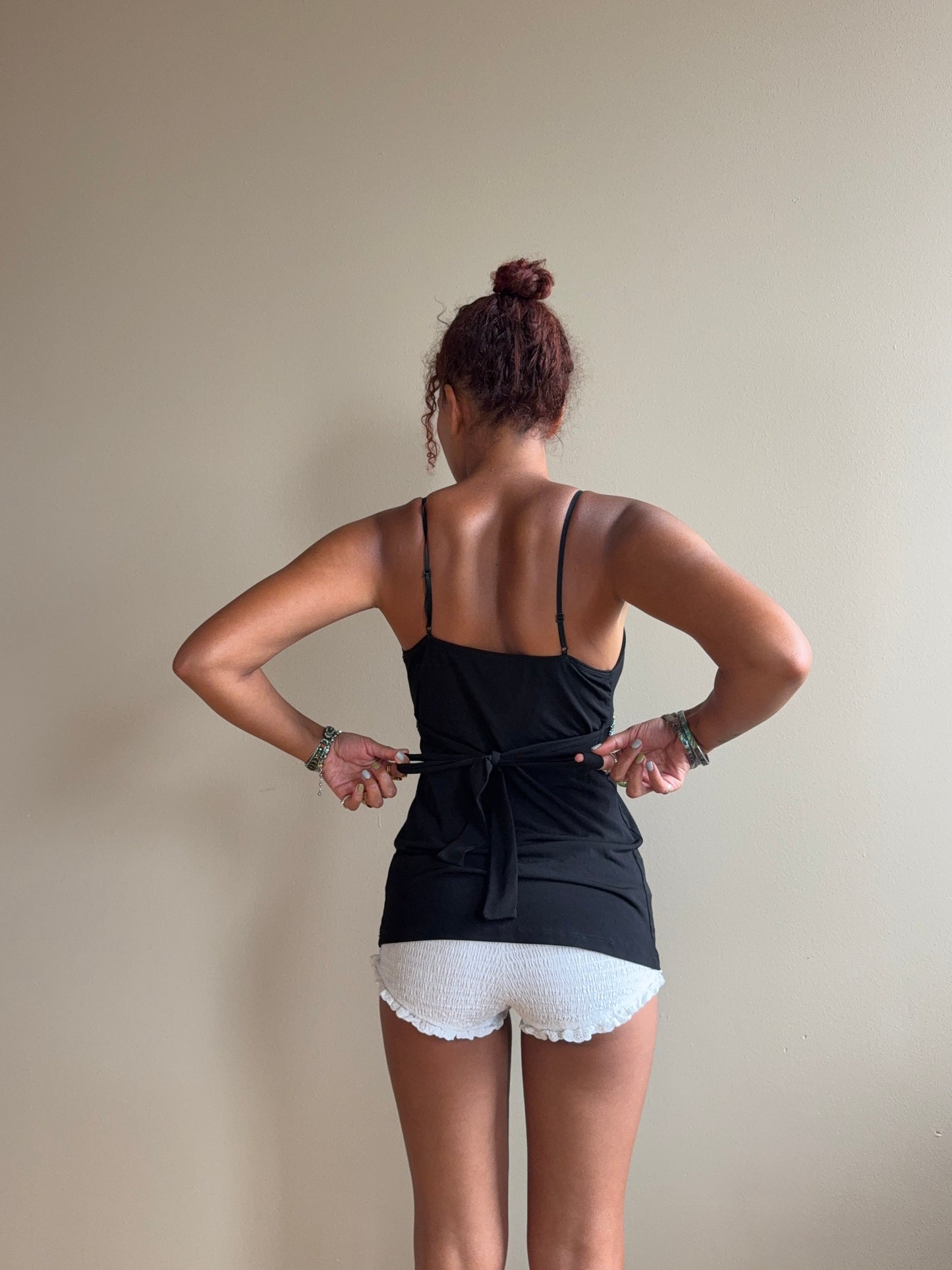 Vintage Y2K Beaded Empire Waist Cami