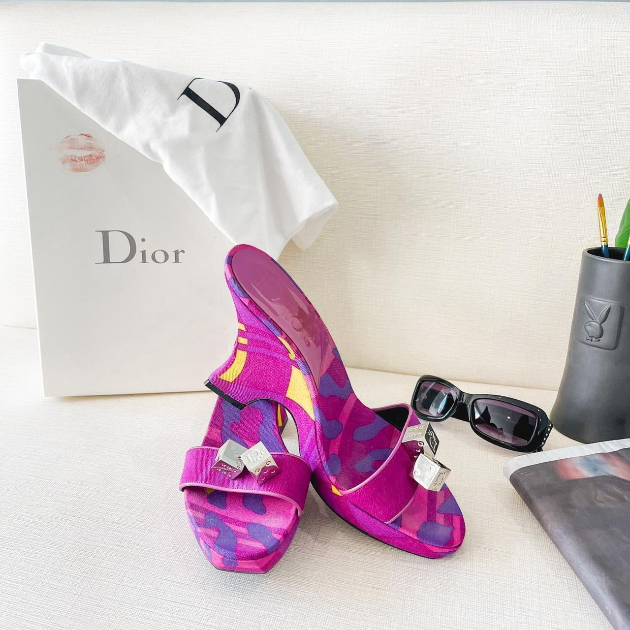Vintage Christian Dior by John Galliano Platform Sandals
