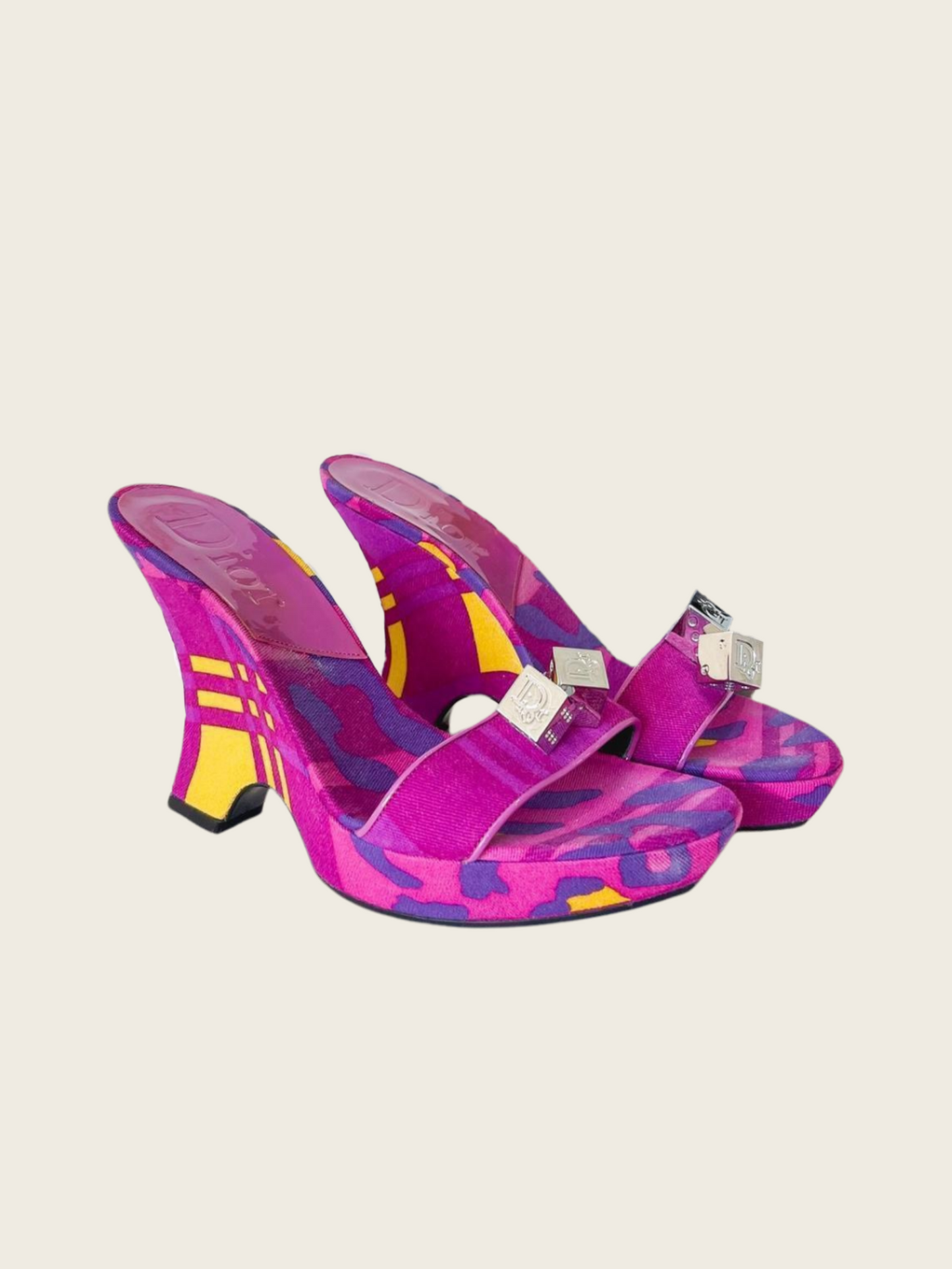 Vintage Christian Dior by John Galliano Platform Sandals